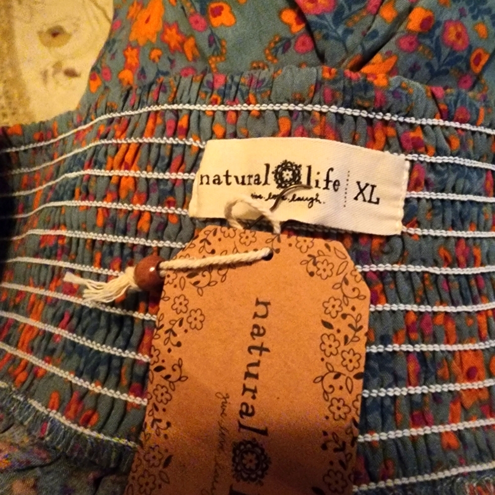 Xl natural life ruffle flare pants nwt